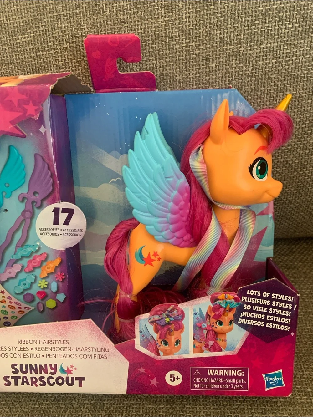 My Little Pony Sunny Starscout Ribbon Hairstyles New